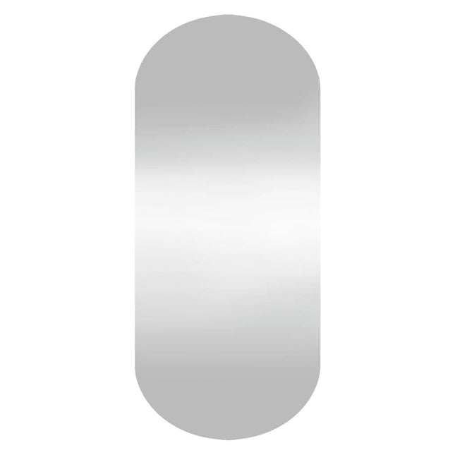 vægspejl 35x80 cm ovalt glas