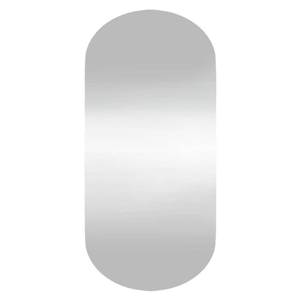 vægspejl 45x100 cm ovalt glas