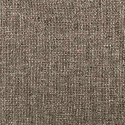 kontinentalseng med madras 90x190 cm stof gråbrun