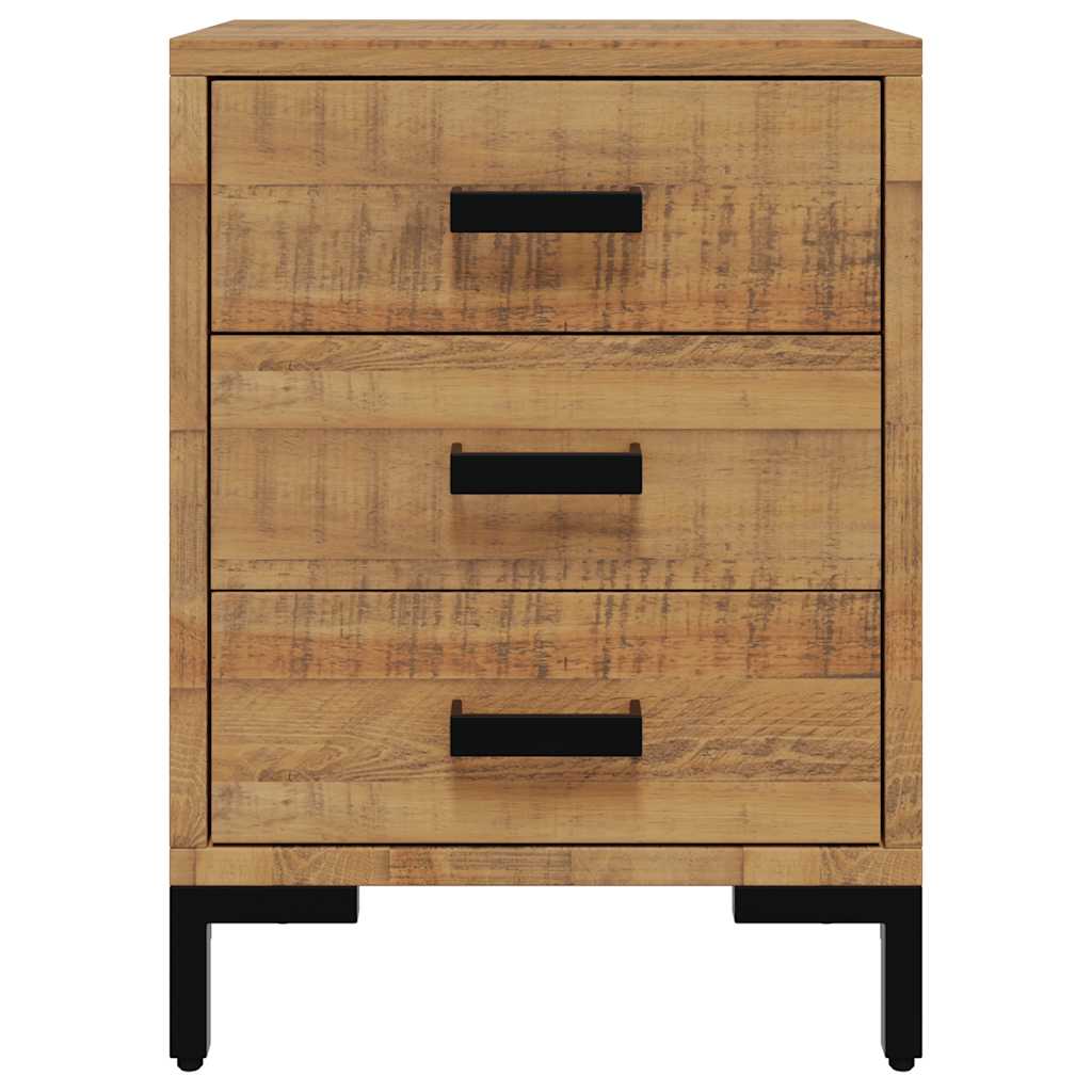 sengeborde 2 stk. 40x30x55 cm massivt fyrretræ