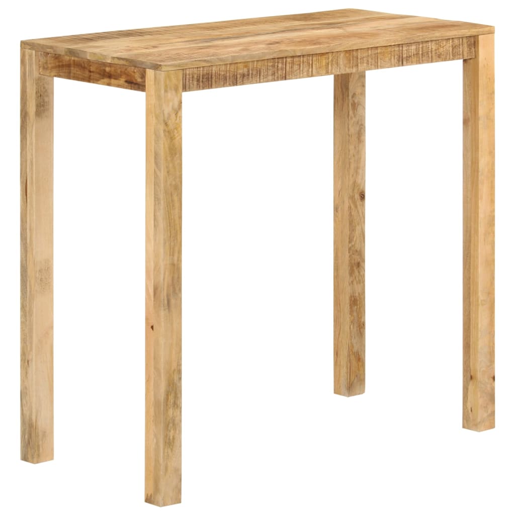 barbord 112x55x108 cm massivt mangotr