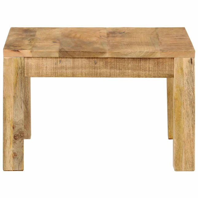 sofabord 55x55x35 cm massivt mangotræ