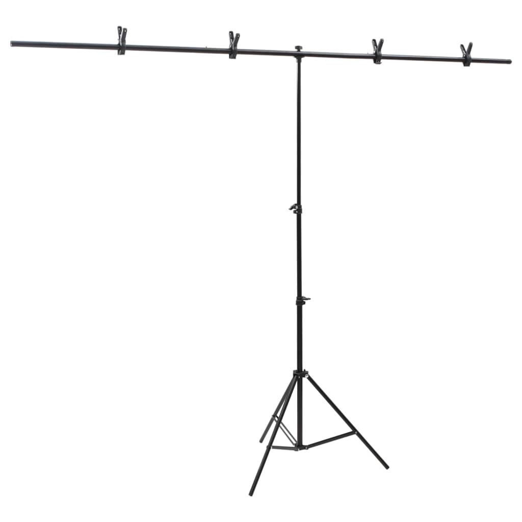 fotostudiesæt med lampesæt og fotobaggrund