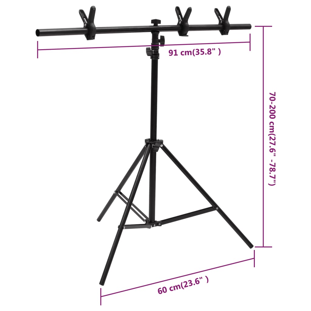fotostudiesæt med lampesæt + fotobaggrund og reflektor