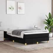 kontinentalseng med madras 120x200 cm stof sort