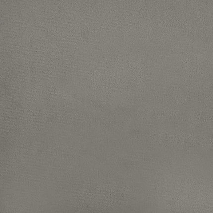 kontinentalseng 120x200 cm fløjl lysegrå
