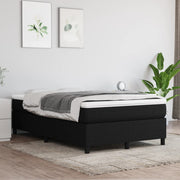 kontinentalseng med madras 120x200 cm stof sort