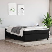 kontinentalseng med madras 140x200 cm stof sort
