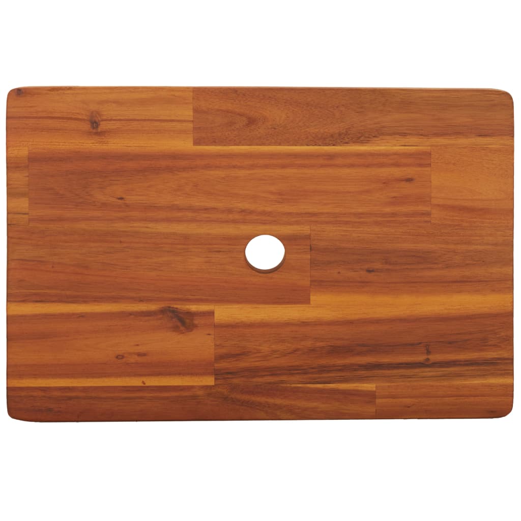 trinstol 38x26x22 cm massivt akacietræ