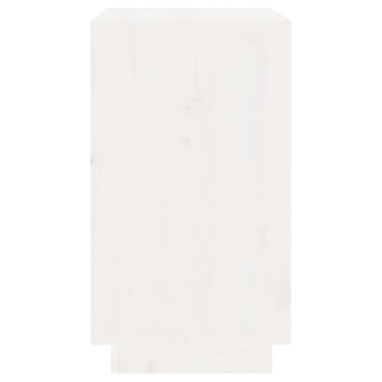 Vinskab 55,5x34x61 cm massivt fyrretræ hvid