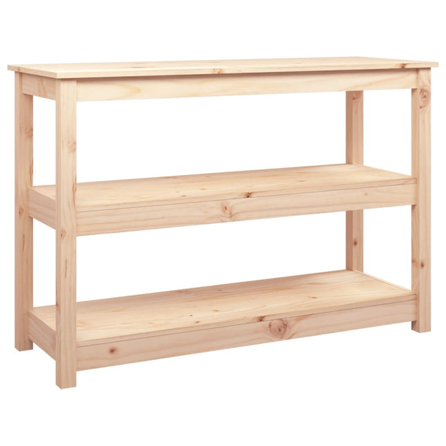 konsolbord 110x40x74 cm massivt fyrretræ