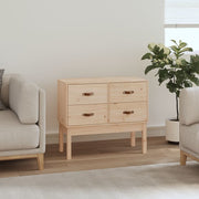 konsolskab 90x40x78 cm massivt fyrretræ