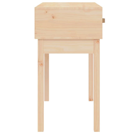 konsolbord 76,5x40x75 cm massivt fyrretræ