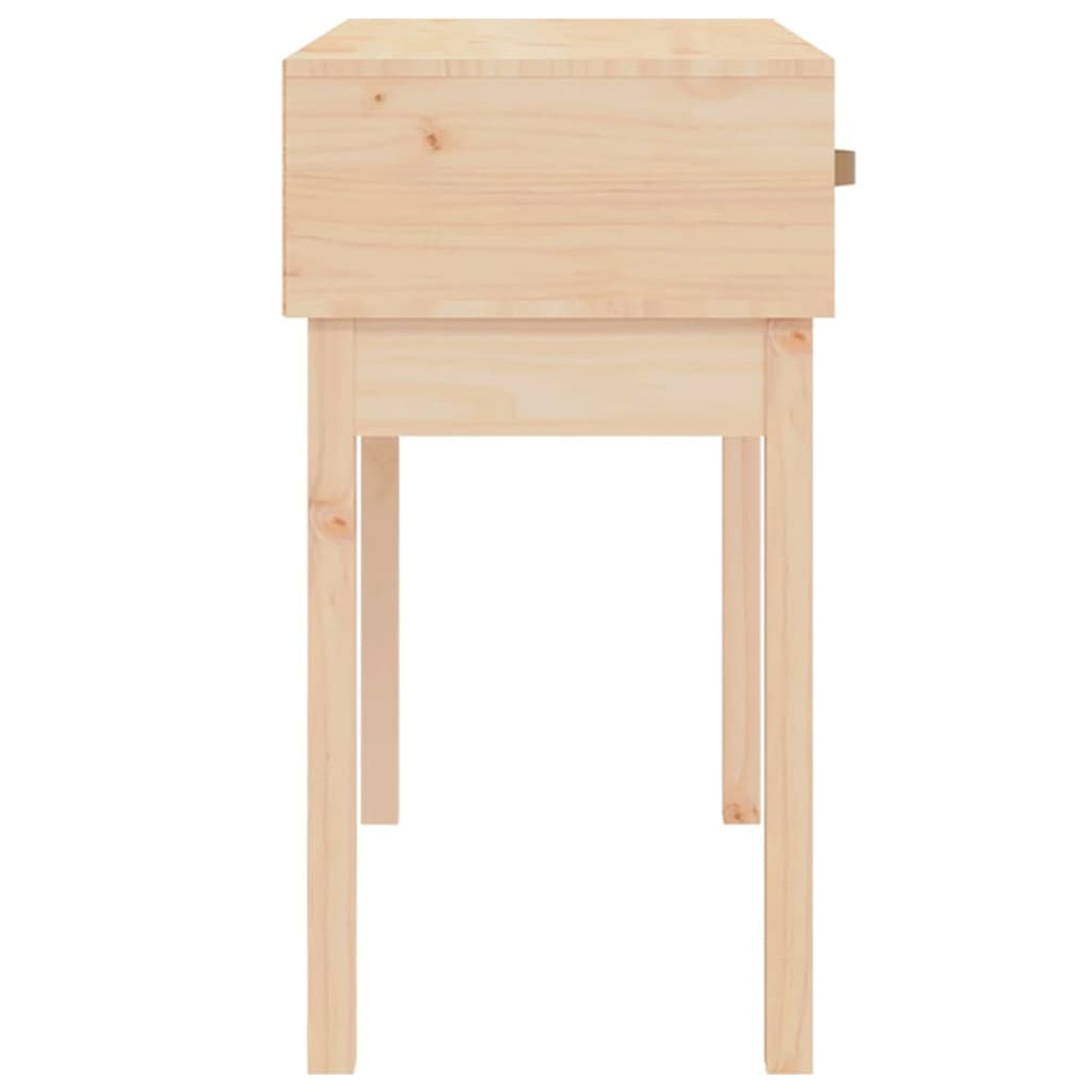konsolbord 76,5x40x75 cm massivt fyrretræ