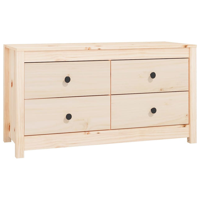 kommode 100x40x54 cm massivt fyrretræ