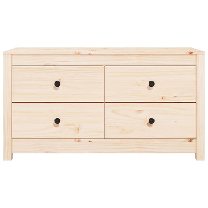 kommode 100x40x54 cm massivt fyrretræ