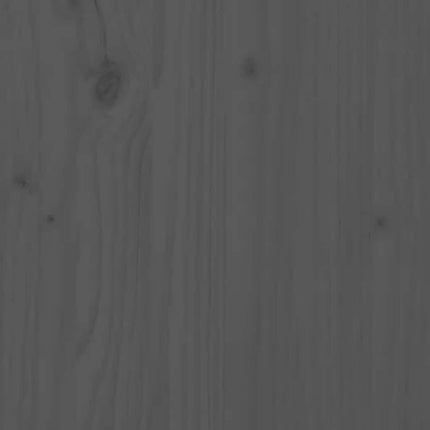 entrébænk 110x40x60 cm massivt fyrretræ grå