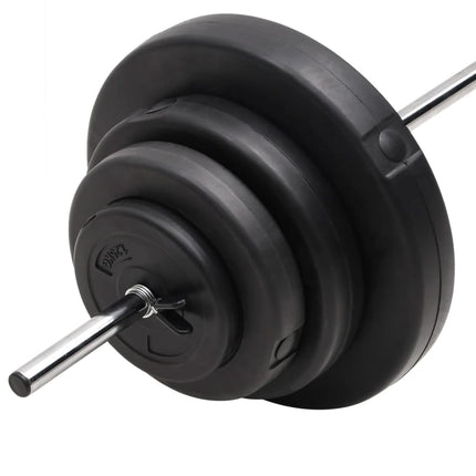 vægtstang med skiver 60 kg