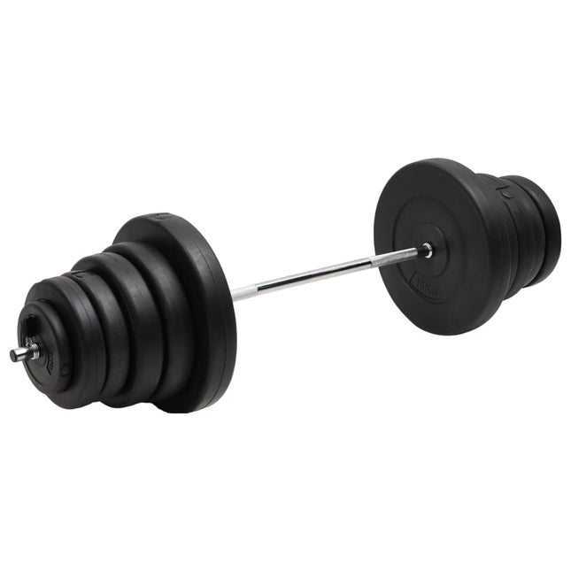 vægtstang med skiver 90 kg