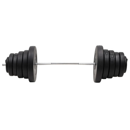 vægtstang med skiver 90 kg