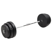 curl-vægtstang med skiver 90 kg