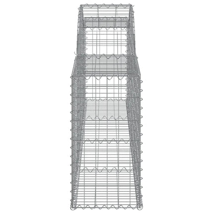 buede gabionkurve 20 stk. 300x30x60/80 cm galvaniseret jern