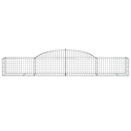 buede gabionkurve 25 stk. 300x50x40/60 cm galvaniseret jern