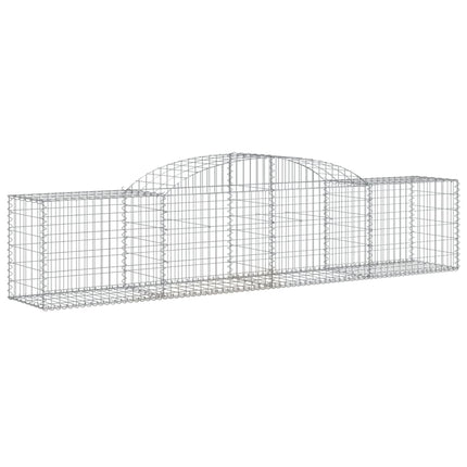 buede gabionkurve 20 stk. 300x50x60/80 cm galvaniseret jern