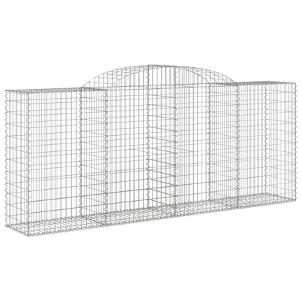buede gabionkurve 11 stk. 300x50x120/140 cm galvaniseret jern