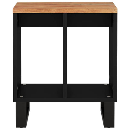 sidebord 40x31x46 cm massivt akacietræ og konstrueret træ