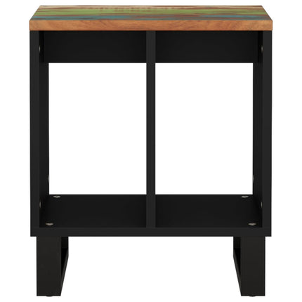 sidebord 40x31x46 cm massivt genbrugstræ og konstrueret træ