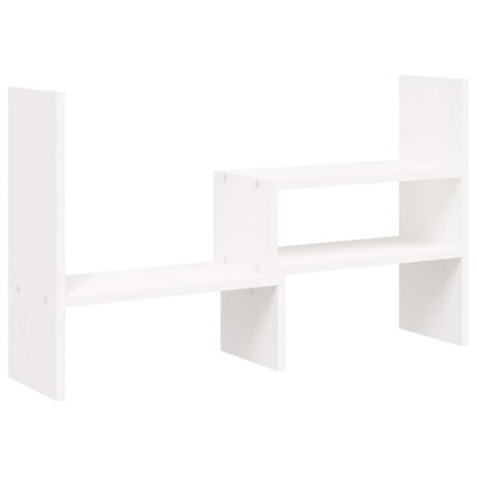 skærmholder (39-72)x17x43 cm massivt fyrretræ hvid