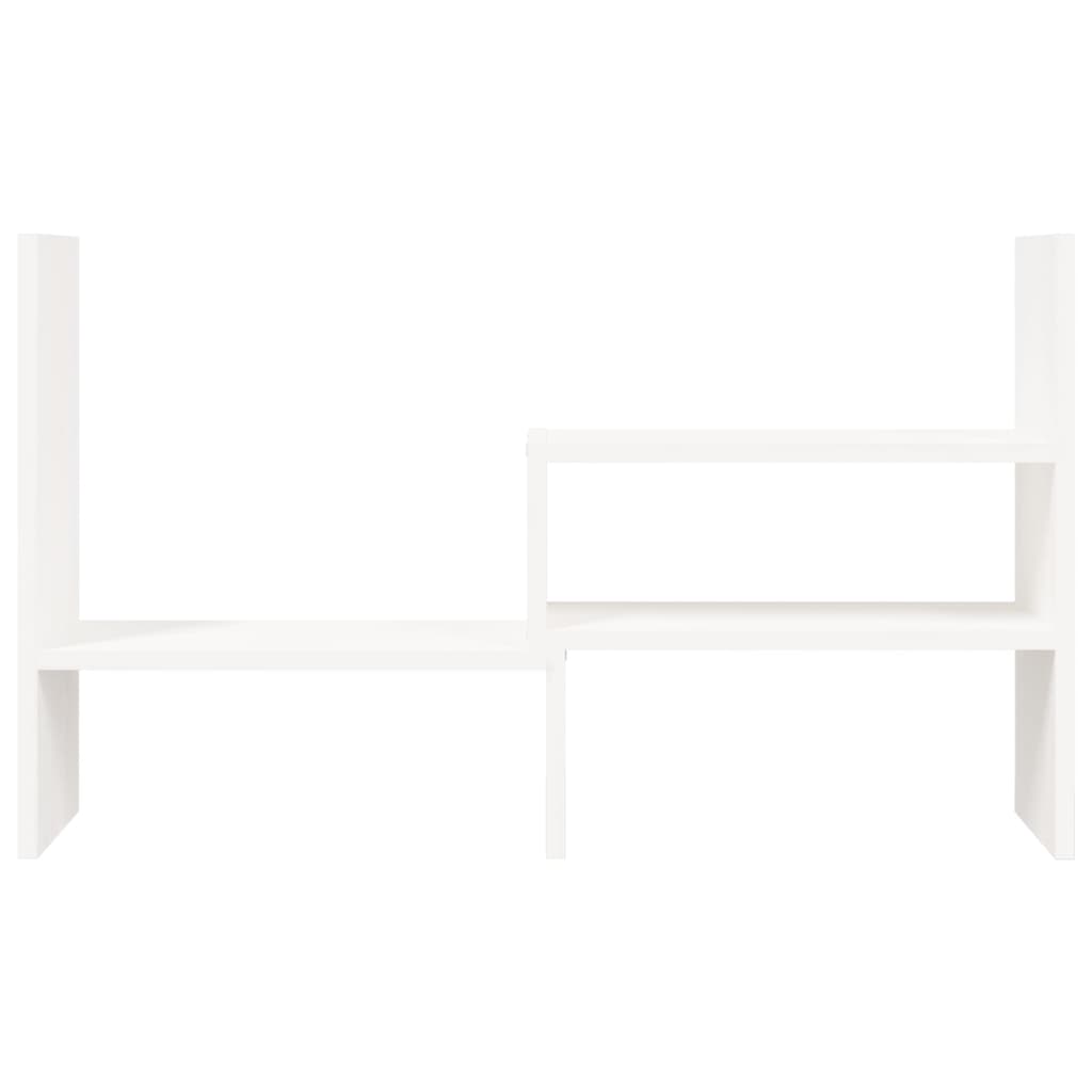 skærmholder (39-72)x17x43 cm massivt fyrretræ hvid