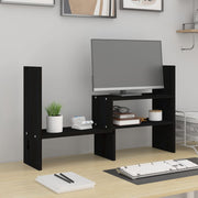 skærmholder (39-72)x17x43 cm massivt fyrretræ sort