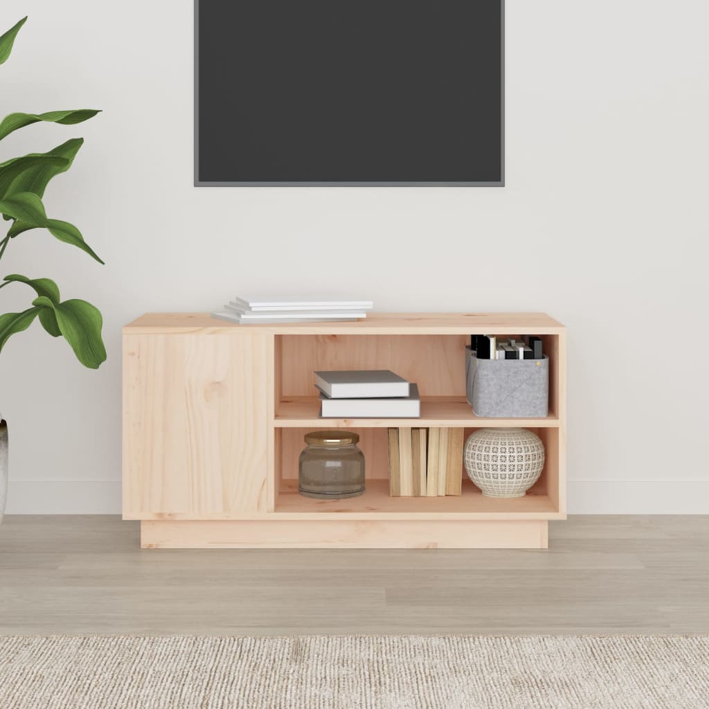 tv-bord 80x35x40,5 cm massivt fyrretræ
