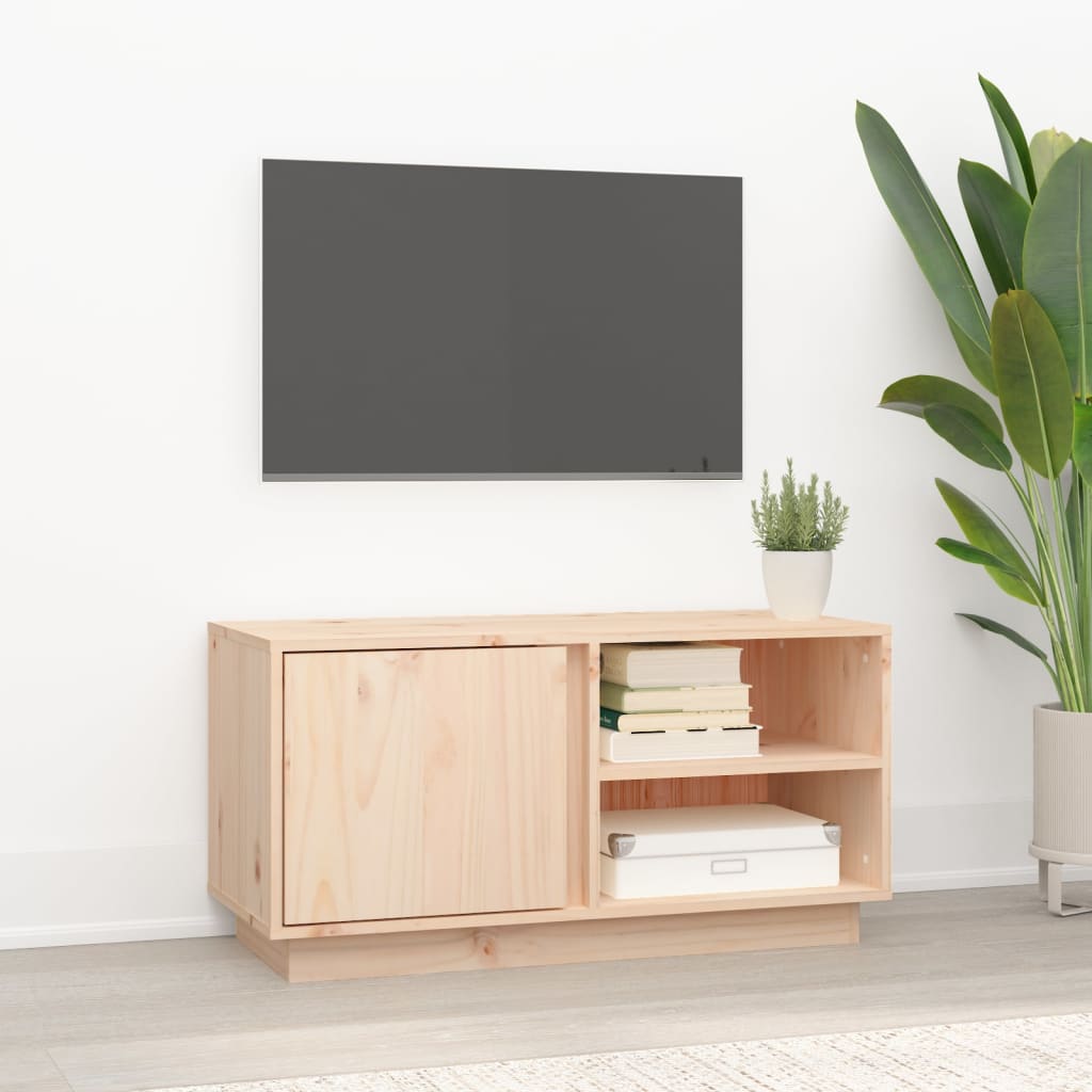 tv-bord 80x35x40,5 cm massivt fyrretræ
