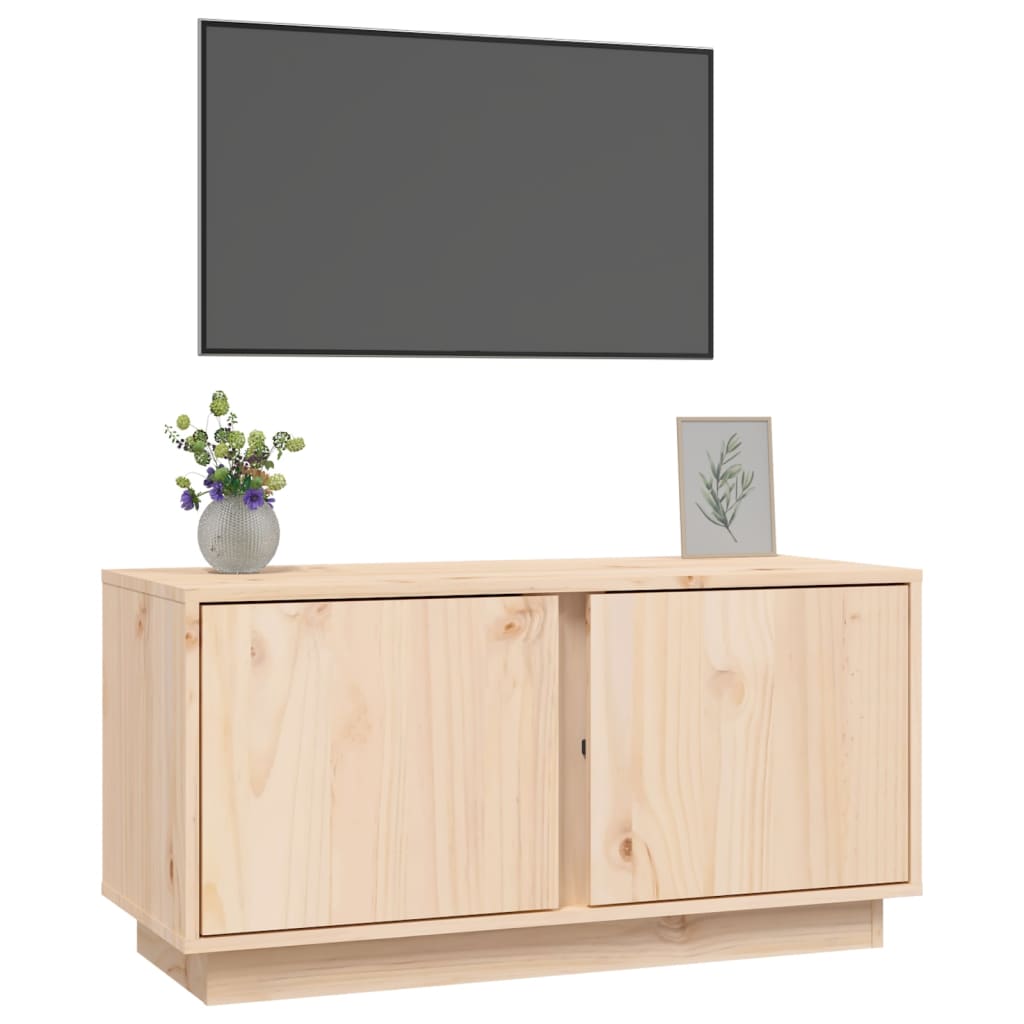 tv-bord 80x35x40,5 cm massivt fyrretræ