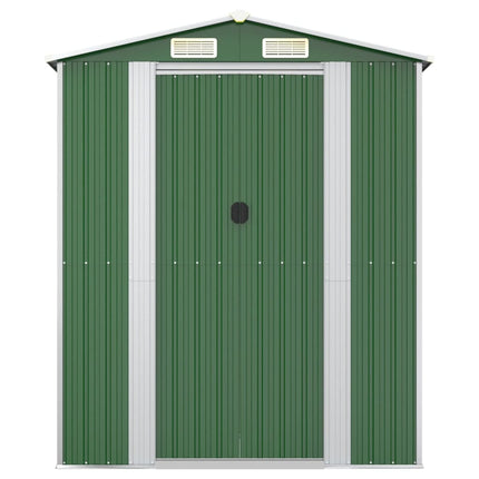 haveskur 192x523x223 cm galvaniseret stål grøn