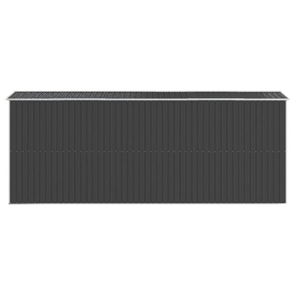 haveskur 192x523x223 cm galvaniseret stål antracitgrå