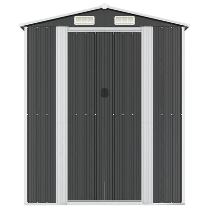 haveskur 192x606x223 cm galvaniseret stål antracitgrå