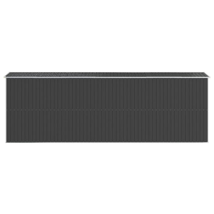 haveskur 192x606x223 cm galvaniseret stål antracitgrå