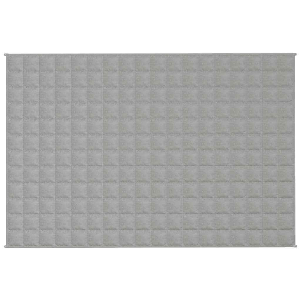 tyngdetæppe 120x180 cm 9 kg stof grå