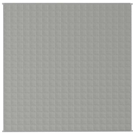 tyngdetæppe 200x200 cm 13 kg stof grå