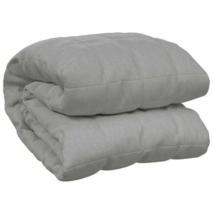 tyngdetæppe 200x225 cm 9 kg stof grå