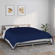 tyngdetæppe 220x260 cm 11 kg stof blå