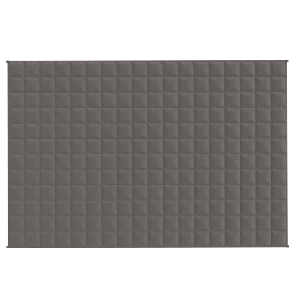 tyngdetæppe 120x180 cm 5 kg stof grå