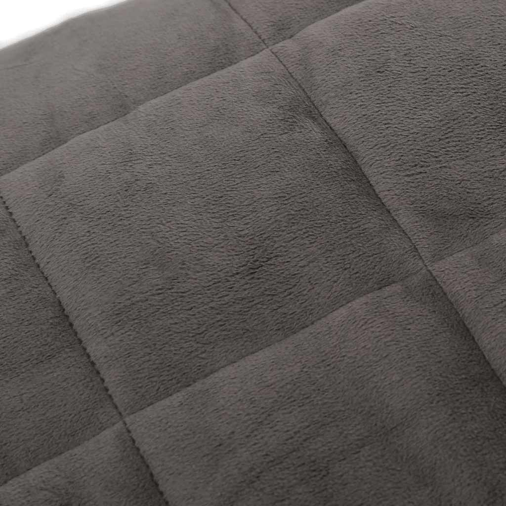 tyngdetæppe 150x200 cm 11 kg stof grå