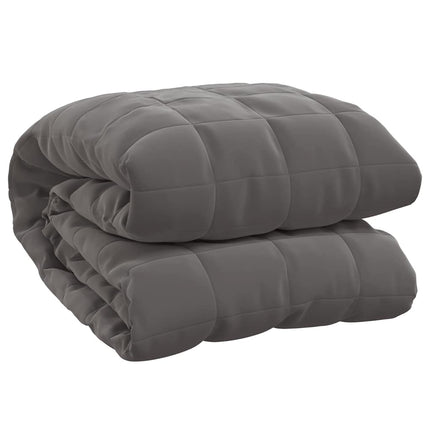 tyngdetæppe 200x225 cm 13 kg stof grå
