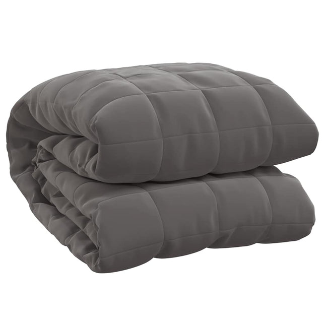tyngdetæppe 200x225 cm 13 kg stof grå