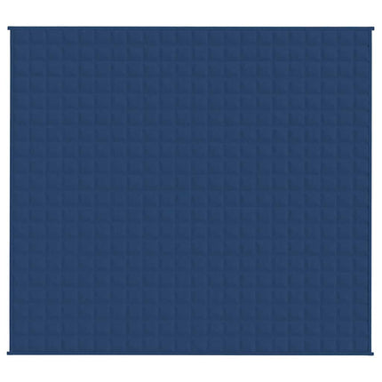 tyngdetæppe 200x225 cm 9 kg stof blå